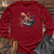 Viking Goods Octopus Piano Melody Long Sleeve Cardinal / L