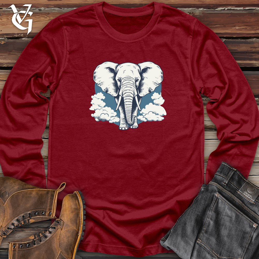 Viking Goods Pachyderm Puffs Long Sleeve Cardinal / L