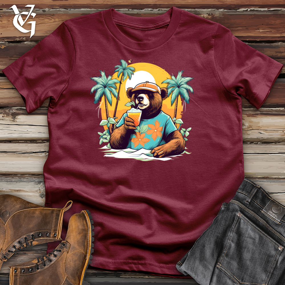 Viking Goods Paradise Bear Cotton Tee Cardinal / L