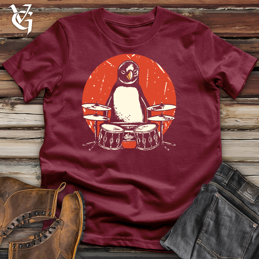 Viking Goods Penguin Percussion Cotton Tee Cardinal / L