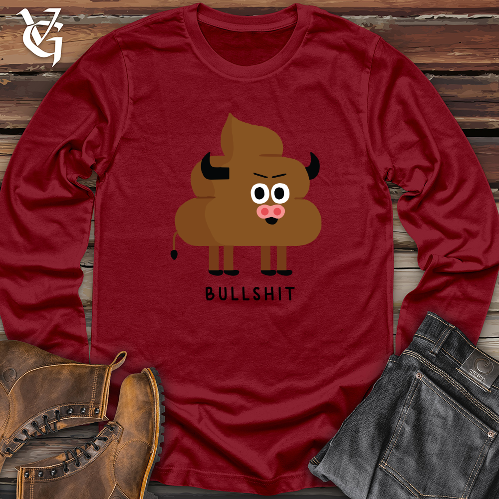 Viking Goods Poop Buffalo Long Sleeve Cardinal / L