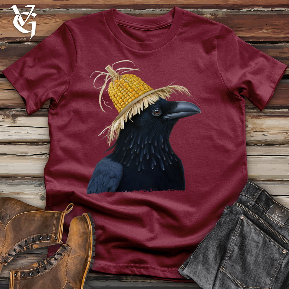 Viking Goods Raven Cob Head Cotton Tee Cardinal / L