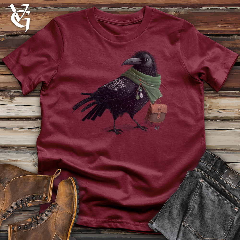 Viking Goods Raven Deva Cotton Tee Cardinal / L