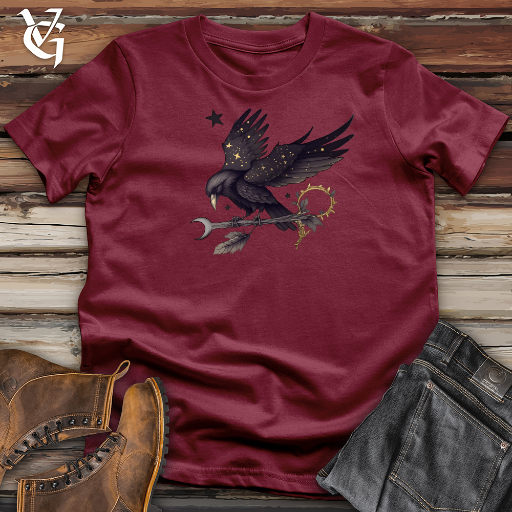 Viking Goods Raven with Arrow Cotton Tee Cardinal / L