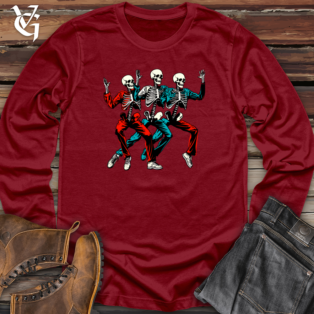 Viking Goods Retro Groove Fusion Long Sleeve Cardinal / L