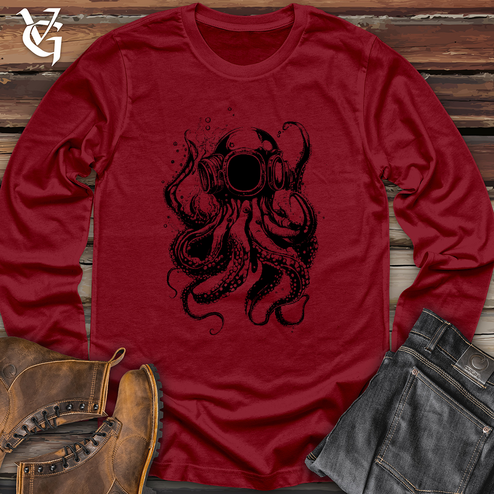 Viking Goods Scuba Octopus Long Sleeve Cardinal / L
