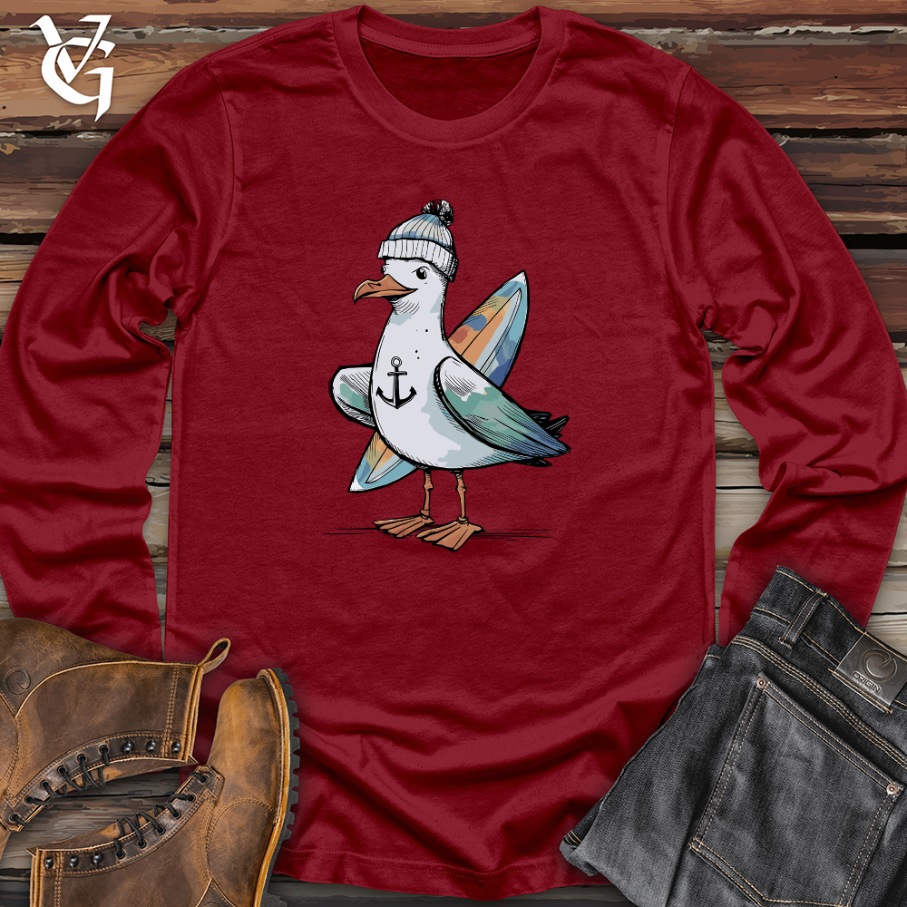Viking Goods Sea Gull Surf Long Sleeve Cardinal / L