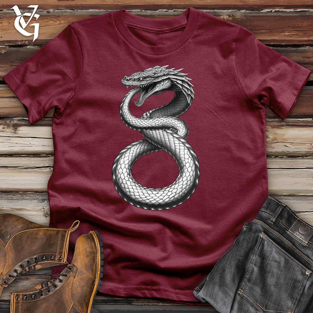 Viking Goods Serpent Tail Cotton Tee Cardinal / L