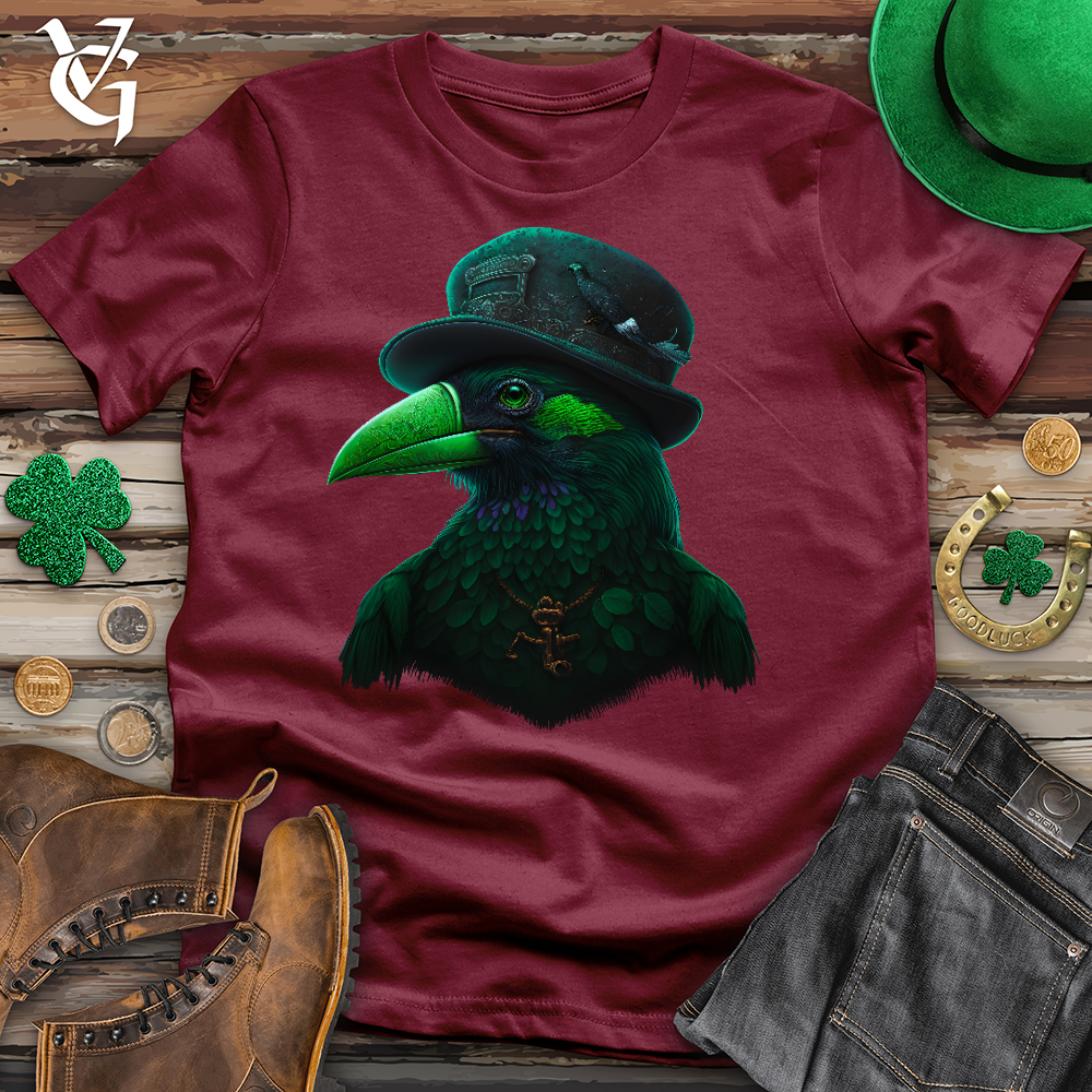 Viking Goods Sir Patrick Raven Cotton Tee Cardinal / L