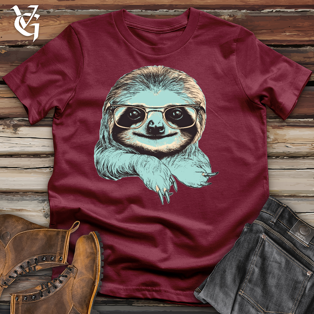 Viking Goods Sloth Life Cotton Tee Cardinal / L