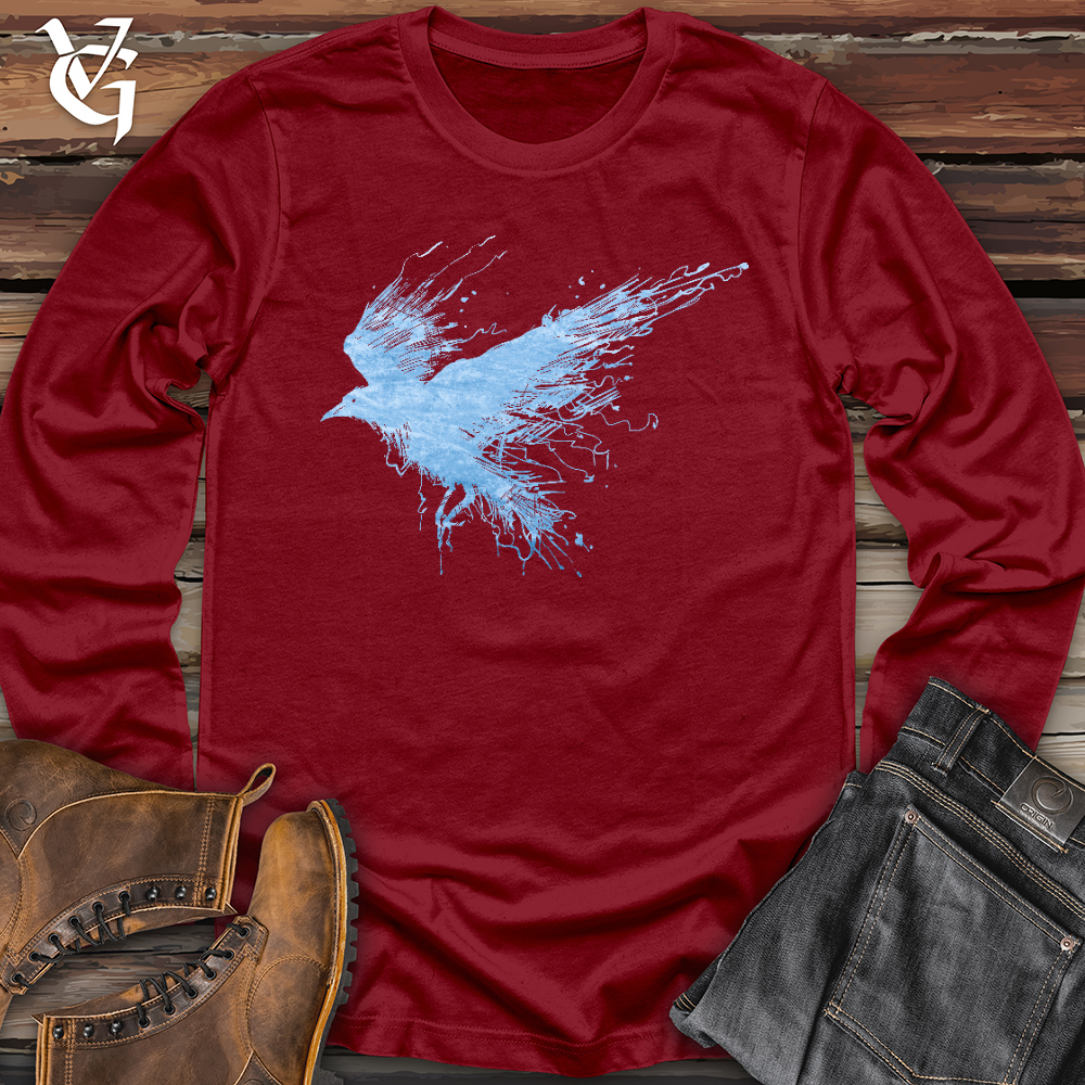 Viking Goods Smokey Winter Raven Long Sleeve Cardinal / L