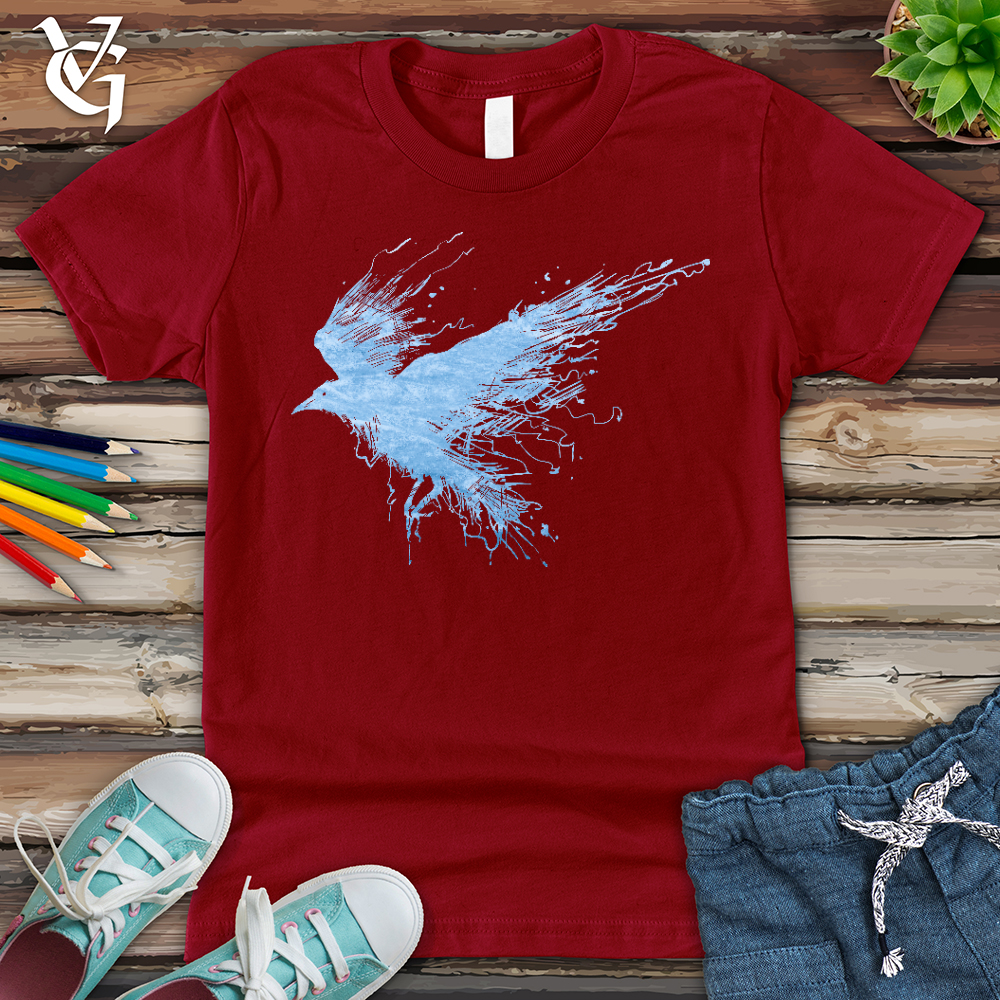 Viking Goods Smokey Winter Raven Youth Tee Cardinal / L