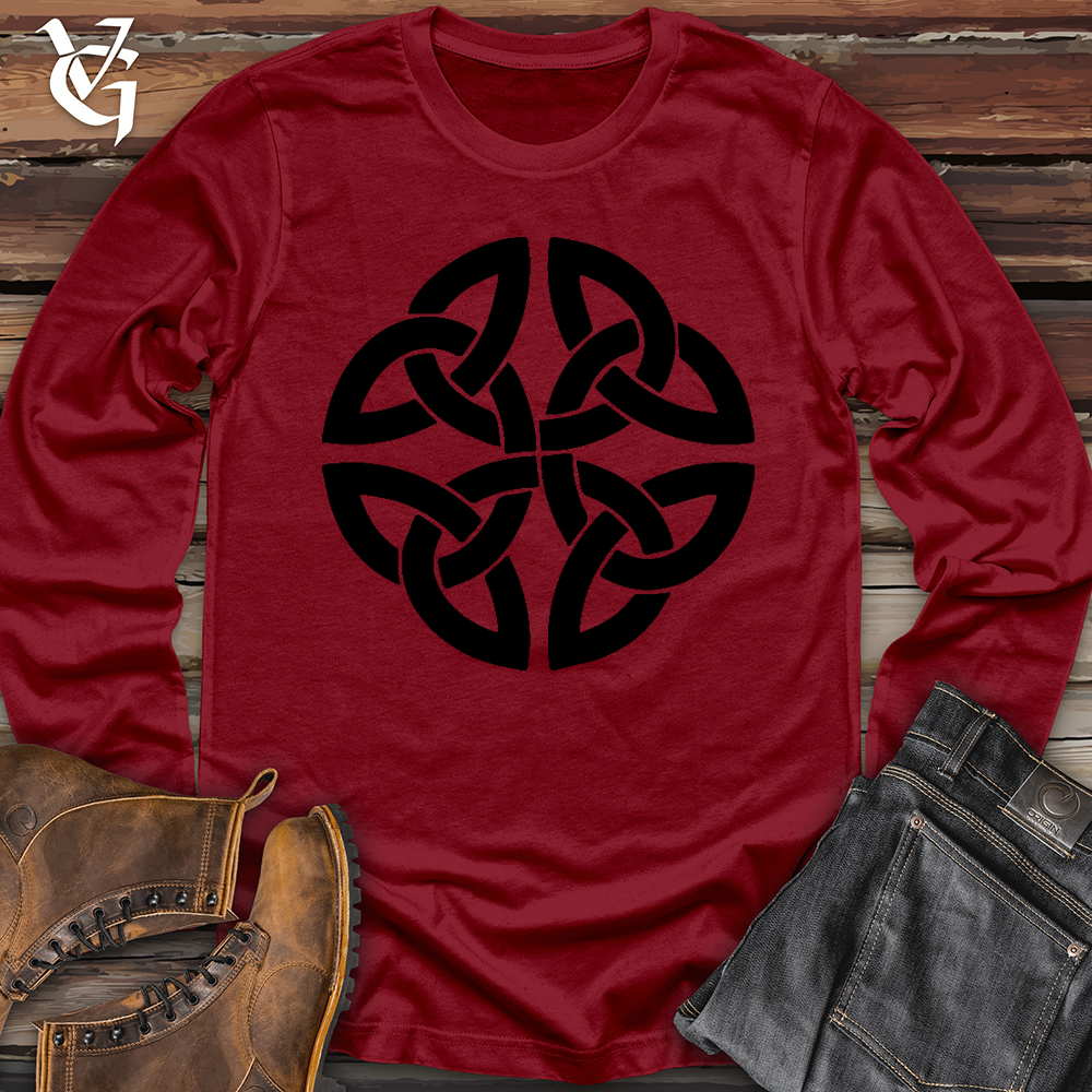 Viking Goods The Celtic Path of Life Long Sleeve Cardinal / L