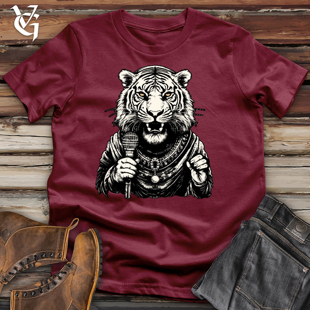 Viking Goods Tiger Lead Singer Cotton Tee Cardinal / L