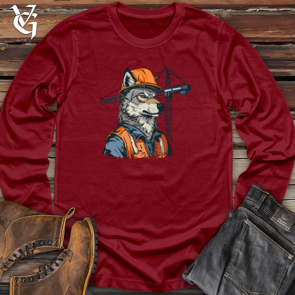 Viking Goods Wolf Construction Chief Long Sleeve Cardinal / L