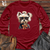 Viking Goods Yorkie Hipster Fashion Long Sleeve Cardinal / L