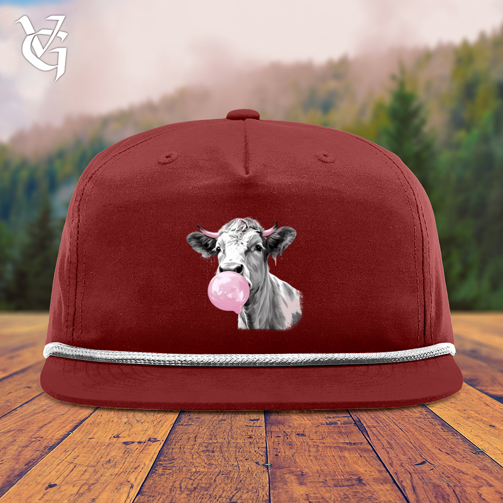 Viking Goods Cow Gum Snapback Cap Cardinal/ White