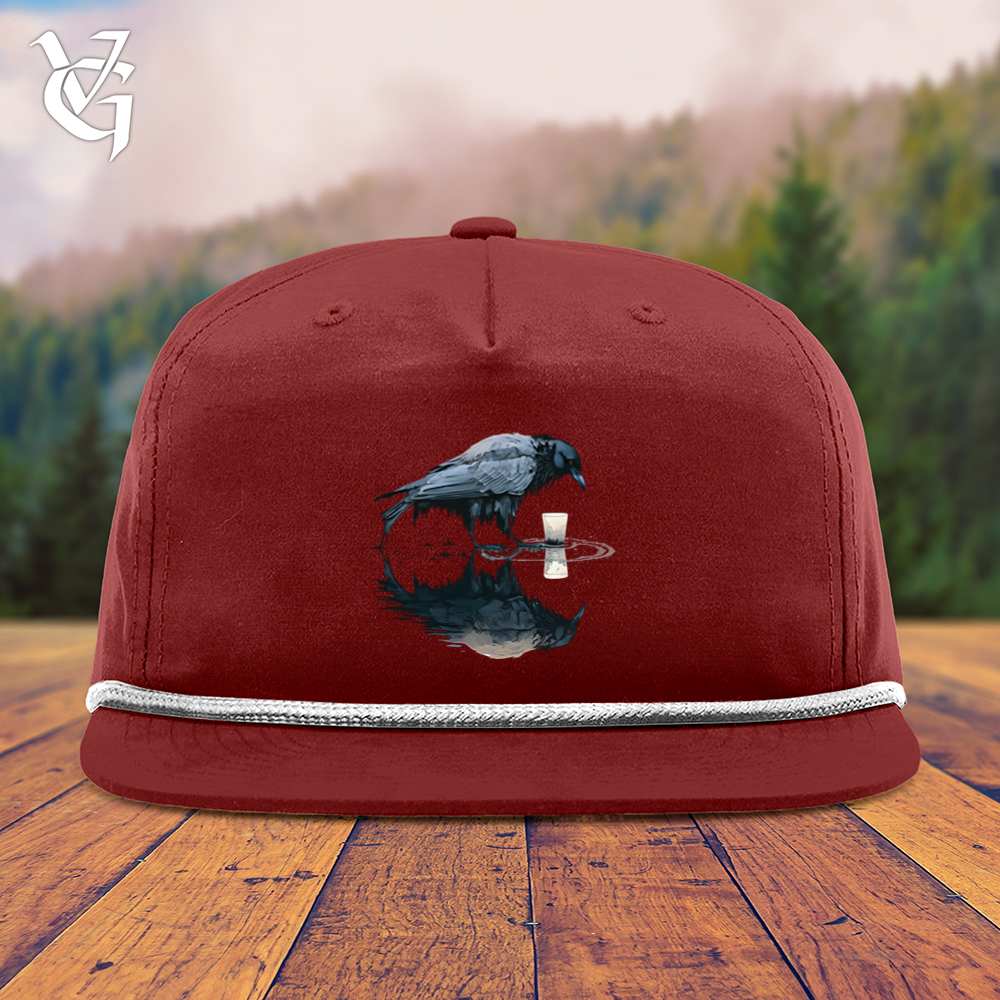 Viking Goods Raven Reflection Snapback Cap Cardinal/ White