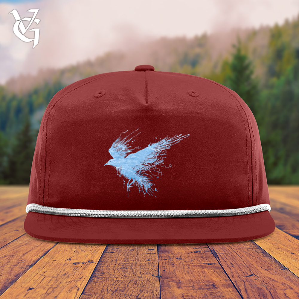 Viking Goods Smokey Winter Raven Snapback Cap Cardinal/ White