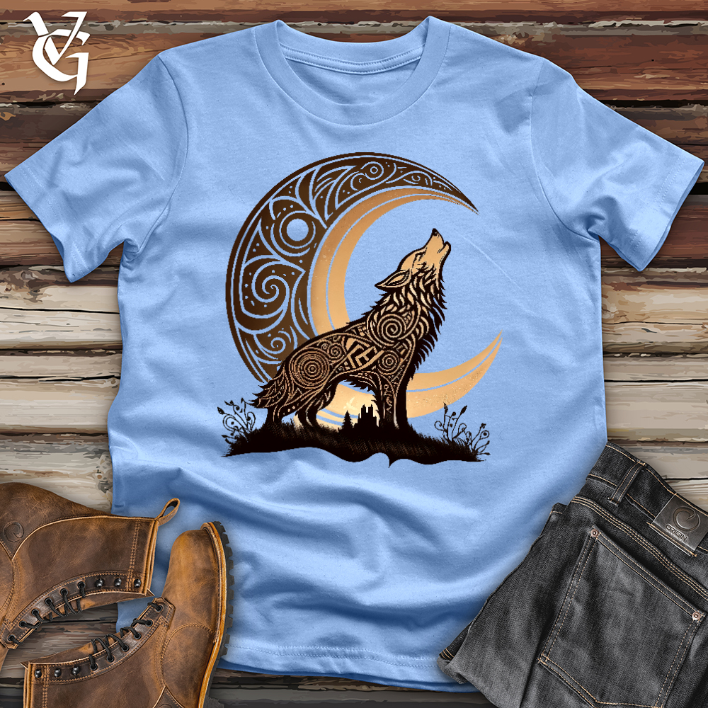 Viking Goods Celtic Wolf Softstyle Tee Carolina Blue / L