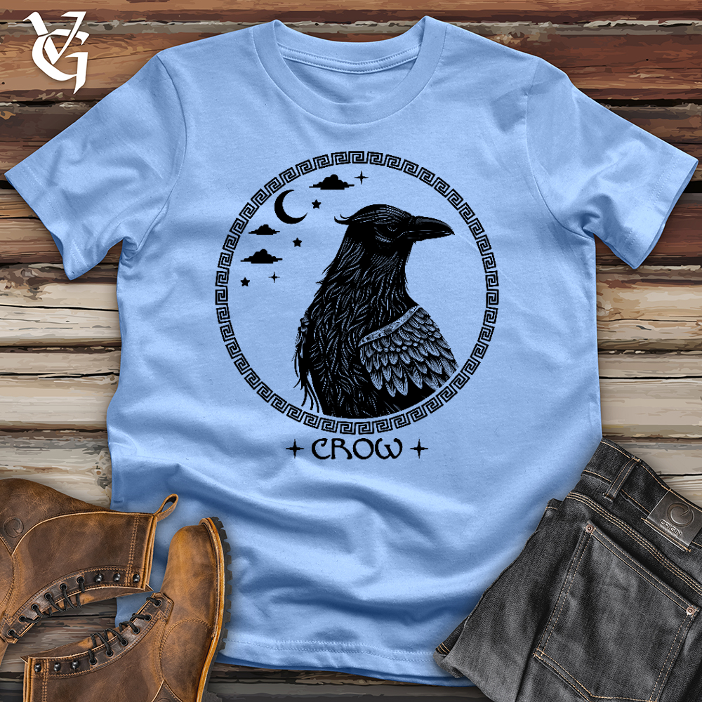 Viking Goods Cosmic Crow Softstyle Tee Carolina Blue / L
