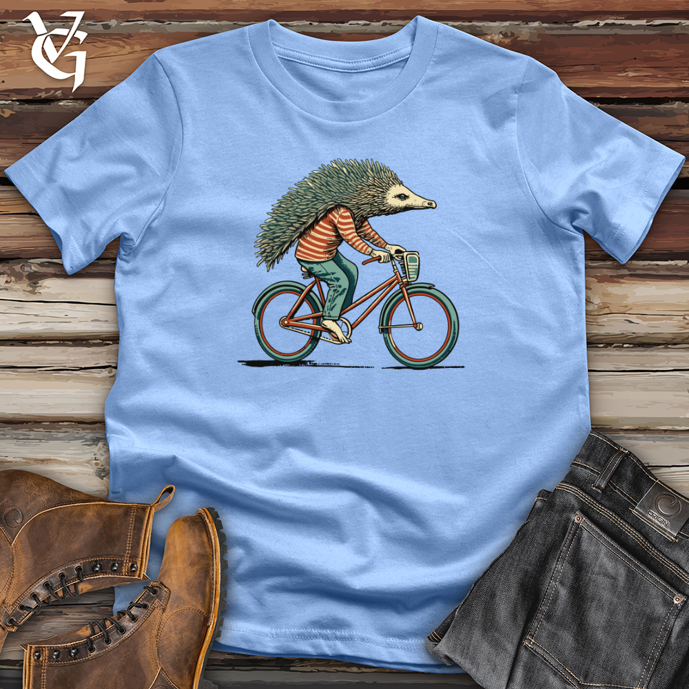 Viking Goods Echidna Cycle Spiny Spin Adventure Softstyle Tee Carolina Blue / L