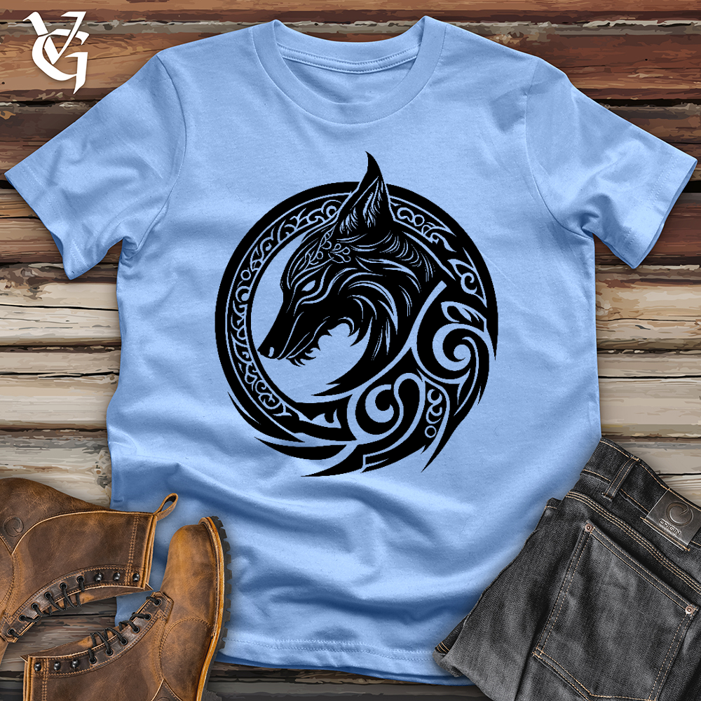Viking Goods Master Wolf Softstyle Tee Carolina Blue / L
