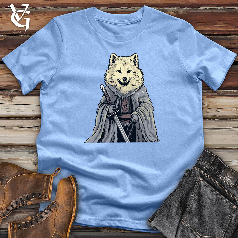 Viking Goods Mighty Wolf Warrior Softstyle Tee Carolina Blue / L