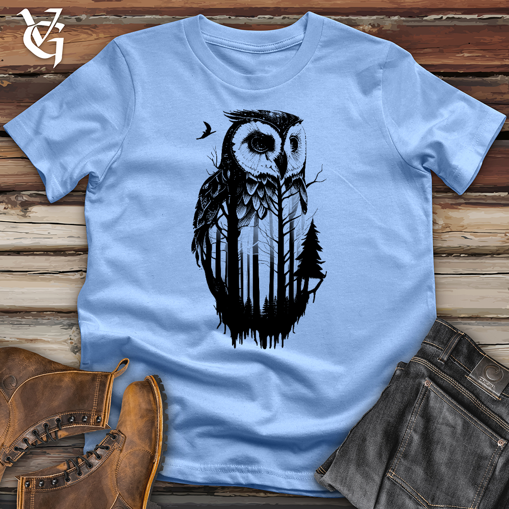 Viking Goods Owl Soul Softstyle Tee Carolina Blue / L