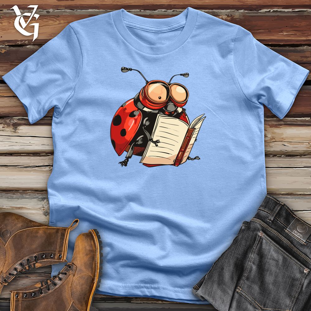 Viking Goods Scholarly Ladybug Softstyle Tee Carolina Blue / L