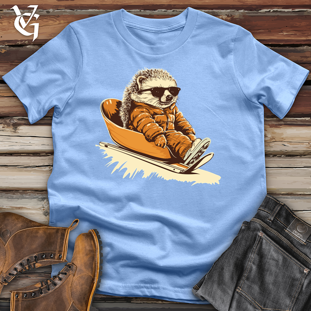 Viking Goods Spiky Slopes Softstyle Tee Carolina Blue / L