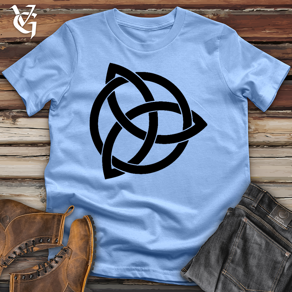 Viking Goods The Celtic Spiral Softstyle Tee Carolina Blue / L