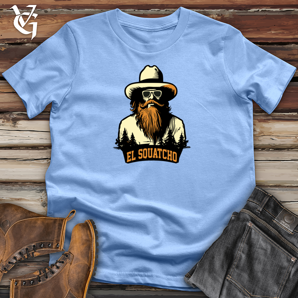 Viking Goods Vintage Explorer Sasquatch Softstyle Tee Carolina Blue / L