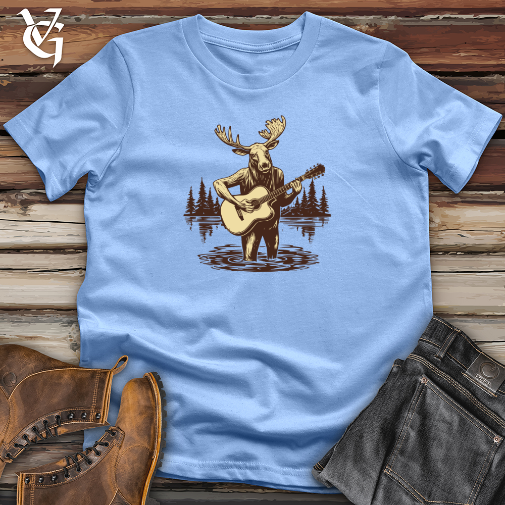 Viking Goods Vintage Moose Jam Softstyle Tee Carolina Blue / L