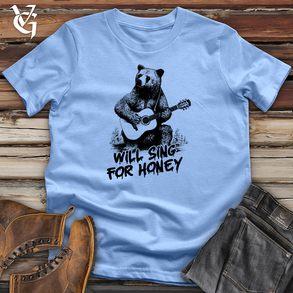 Viking Goods Will Sing For Honey Softstyle Tee Carolina Blue / L