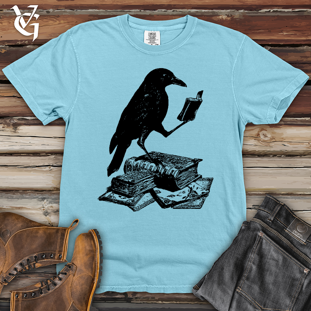 Viking Goods A Little Light Reading Heavy Cotton Comfort Colors Tee Chambray / L