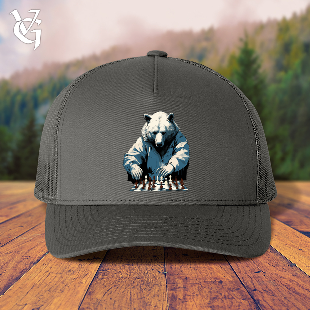 Viking Goods Bear Chess Master Trucker Cap Charcoal