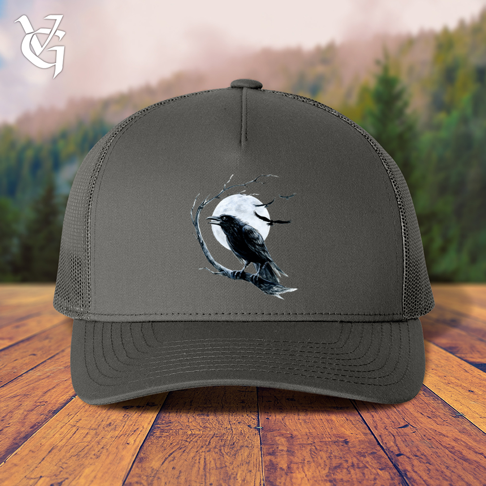Viking Goods Cold Winter Raven Trucker Cap Charcoal