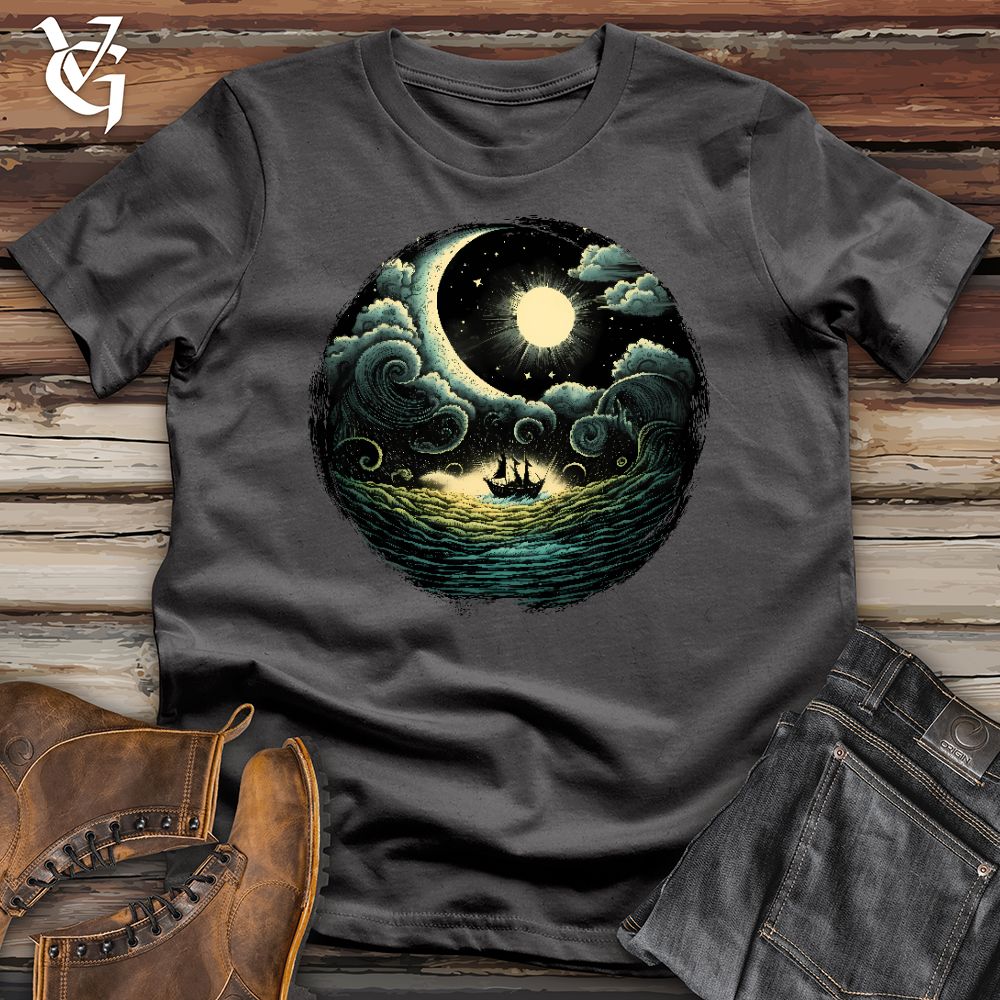 Viking Goods A Boat in the Sea Softstyle Tee Charcoal / L