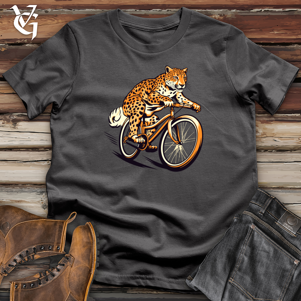 Viking Goods Agile Cheetah Cyclist Softstyle Tee Charcoal / L