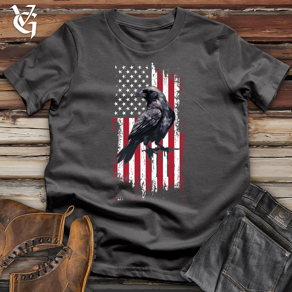 Viking Goods American Crow Softstyle Tee Charcoal / L