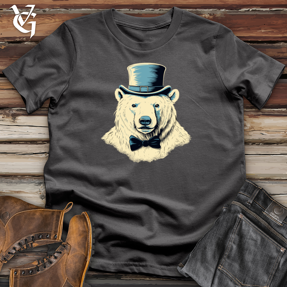 Viking Goods Arctic Dapper Bear Softstyle Tee Charcoal / L