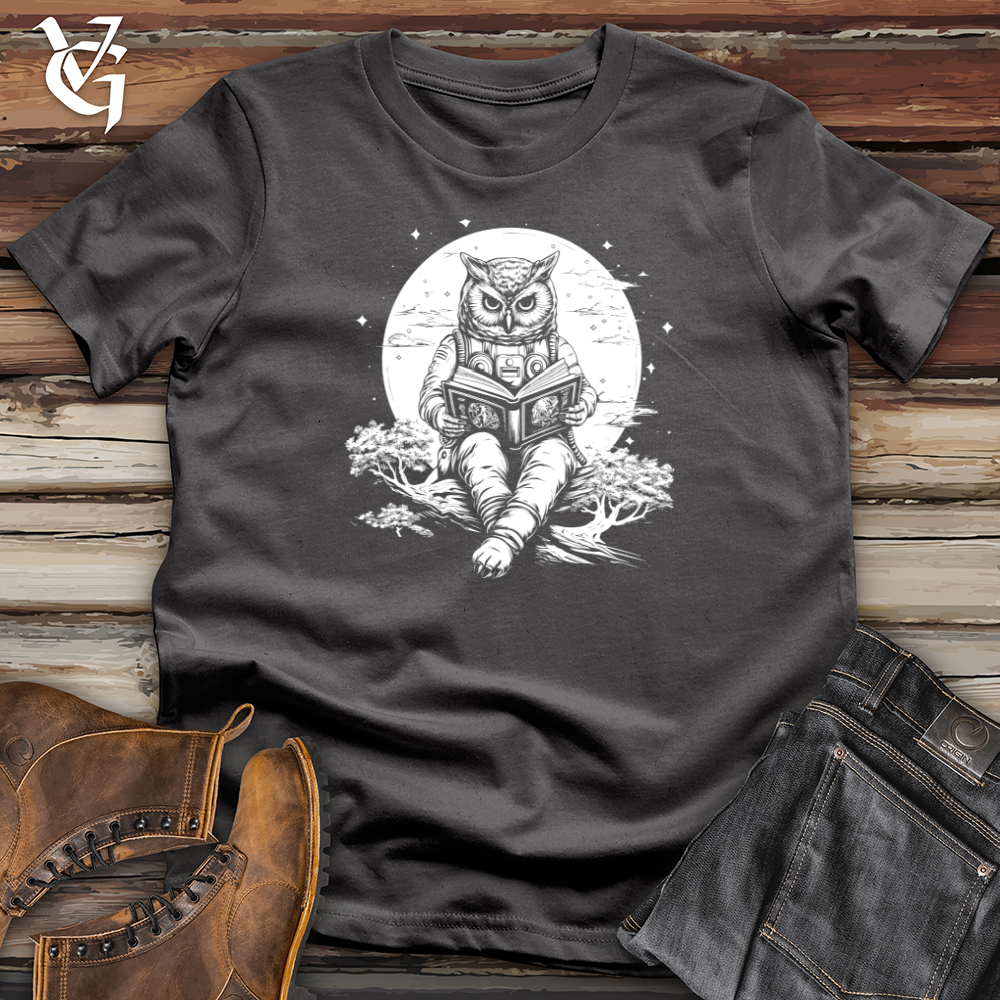 Viking Goods Astronaut Owl Softstyle Tee Charcoal / L