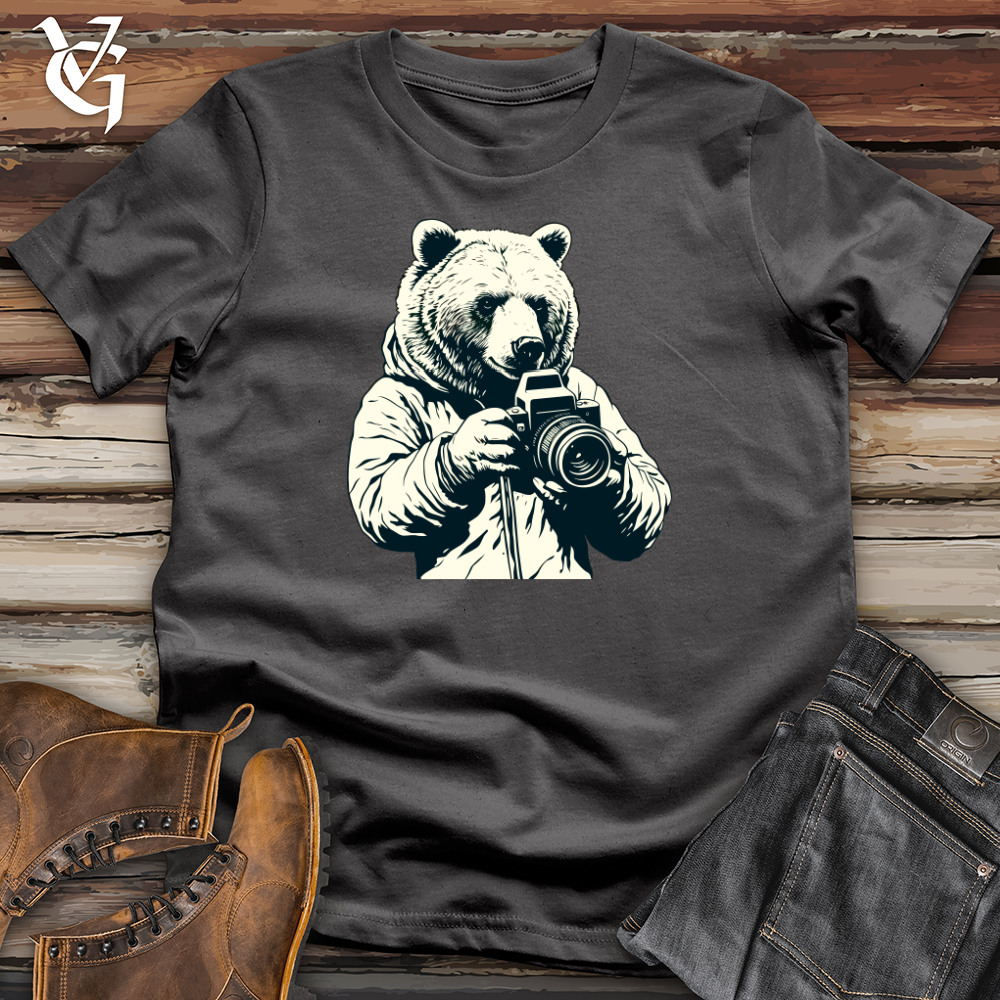 Viking Goods Bear Behind the Lens Moment Softstyle Tee Charcoal / L