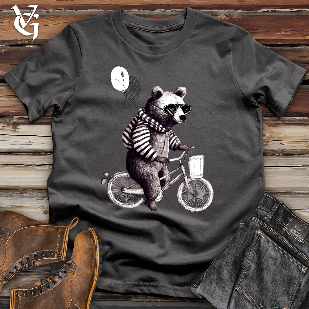 Viking Goods Bear Biker Softstyle Tee Charcoal / L