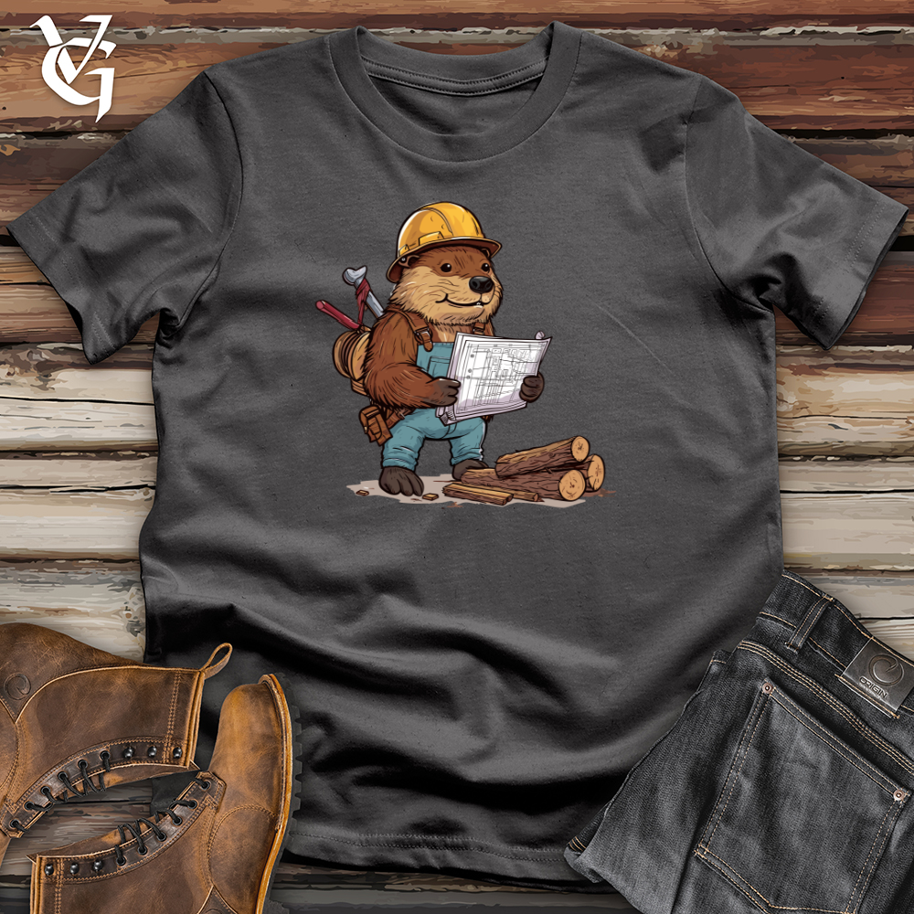 Viking Goods Beaver Builder Expert Softstyle Tee Charcoal / L