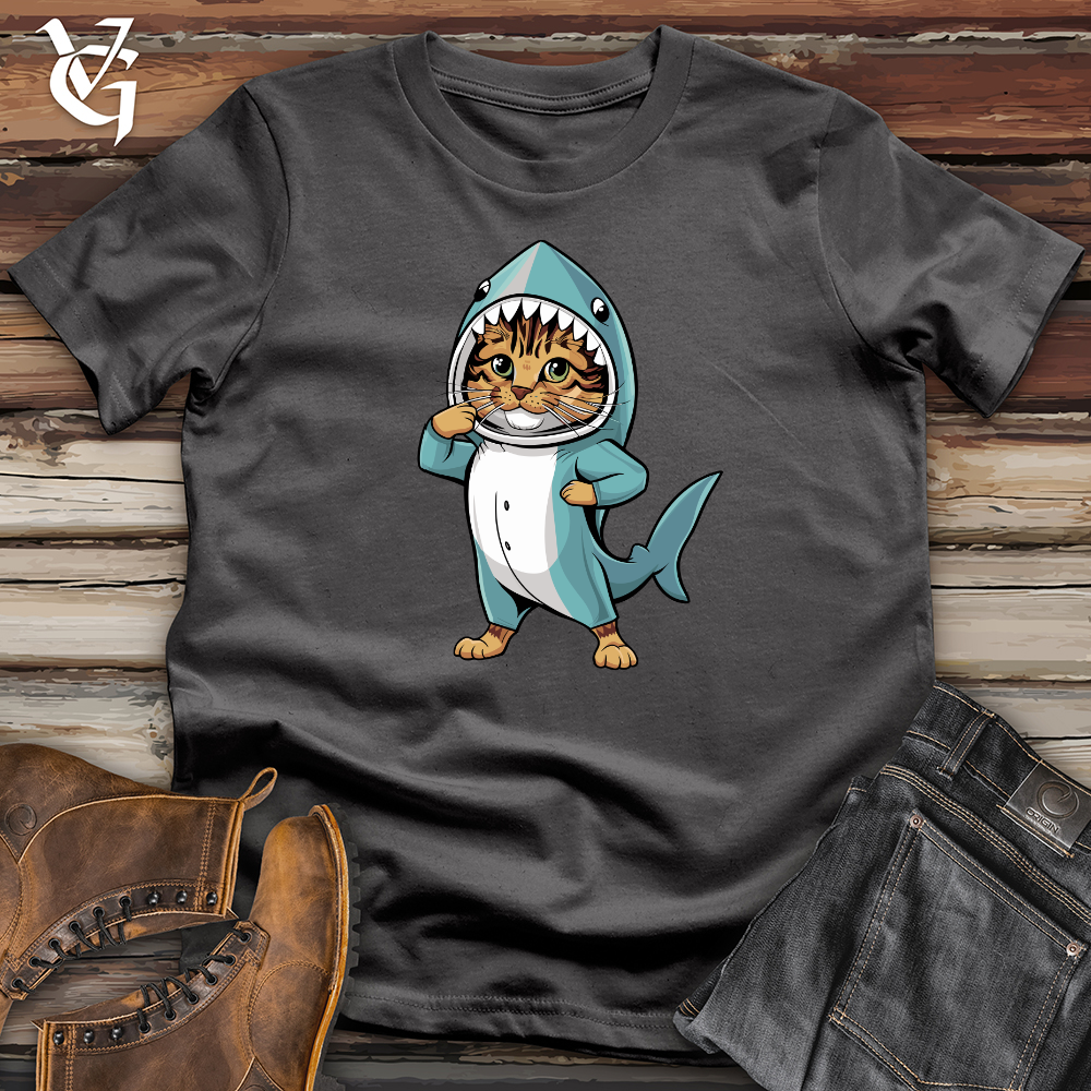Viking Goods Cat Shark Softstyle Tee Charcoal / L