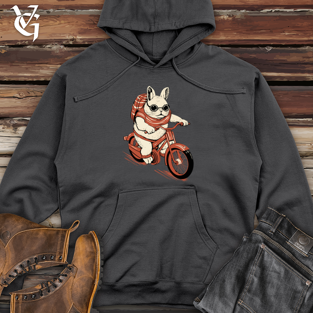 Viking Goods Chinchilla Pedal Power Cozy Ride Midweight Hooded Sweatshirt Charcoal / L