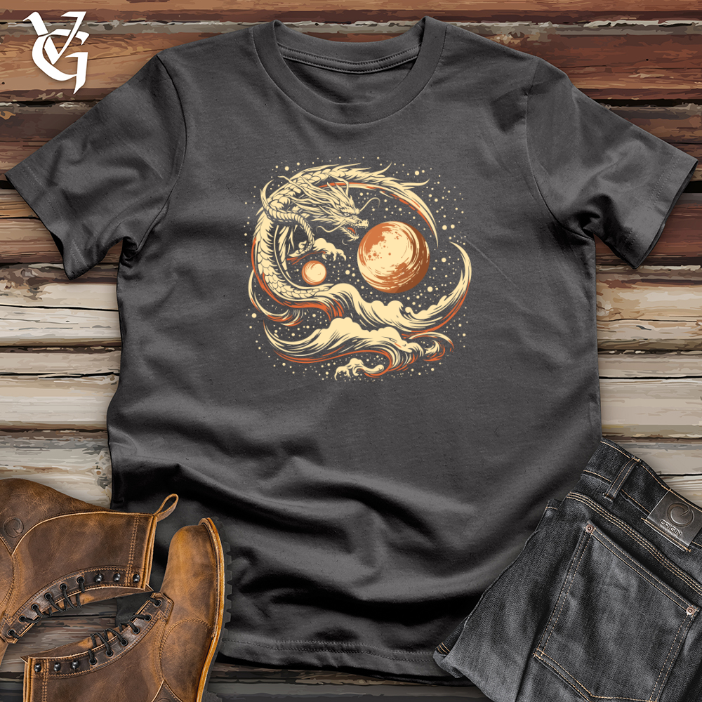 Viking Goods Cosmic Dragon Sky Navigator Softstyle Tee Charcoal / L
