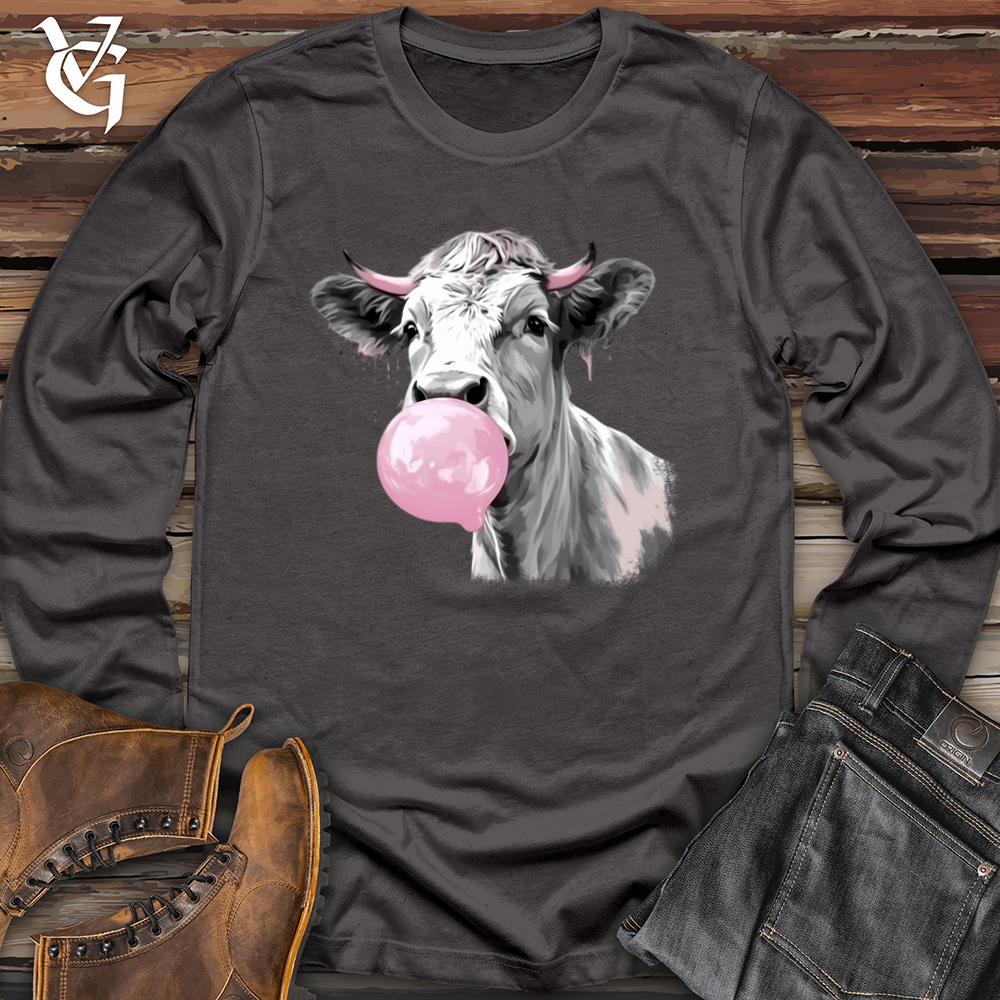 Viking Goods Cow Gum Softstyle Long Sleeve Charcoal / L